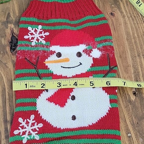Christmas Snowman Sweater for your Pet. Size Small. NWT - Picture 5 of 5